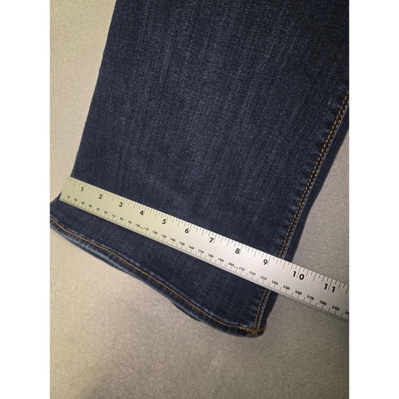 American Eagle Outfitters Hi Rise Artist Flare Dark Wash Jeans Women's Size 20 S - Picture 8 of 10